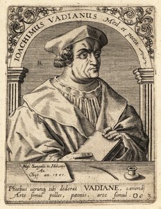 Joachim von Watt, švýcarský humanista od Theodore de Bry