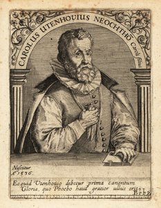 Karl von Utenhove , vlámský učenec a básník. od Theodore de Bry
