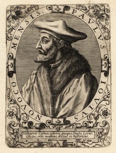 Paolo Giovio, italský lékař. od Theodore de Bry