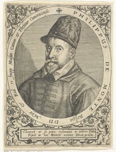 Portrét skladatele Philippe de Monte (1521-1603) od Theodore de Bry