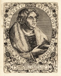 Willibald Pirckheimer , německý právník. od Theodore de Bry