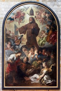 Povýšení nebo oslavení svatého Františka z Pauly, Theodoor Van Thulden