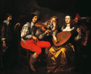 Koncert, Theodor van Thulden, cca 1650
