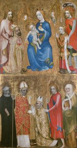 Votivní obraz arcibiskupa Jana Očka z Vlašimi, kolem roku 1370 od Theodoric of Prague,