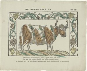 De bekraste os (název na objektu) od Theodorus Johannes Wijnhoven Hendriksen