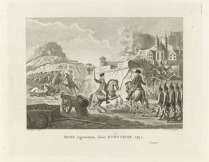Zajetí Mons, 1792 Mons pořízen, Dumourier 1792 (název na objektu)