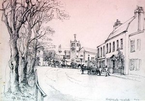 Kaple Highgate od Theophil Lindsey Aspland