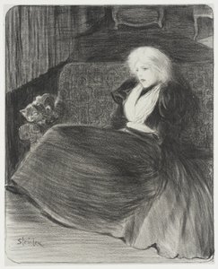 Křehká píseň od Théophile Alexandre Steinlen