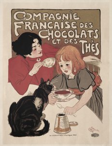 Compagnie Française des Chocolate et des Thés od Théophile Alexandre Steinlen
