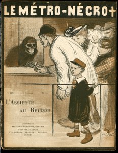 Obálka “”The Butter Tale””, číslo 125, Satirique en Colours od Théophile Alexandre Steinlen