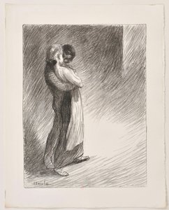 Předměstská idyla od Théophile Alexandre Steinlen