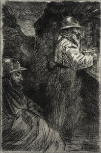 V kasárnách od Théophile Alexandre Steinlen