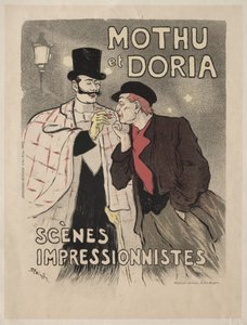 Mothu a Doria - impresionistické výjevy od Théophile Alexandre Steinlen