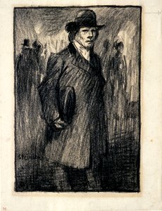 Na bulváru od Théophile Alexandre Steinlen