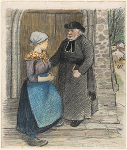 Pokání od Théophile Alexandre Steinlen