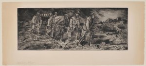 Zásobování v první linii od Théophile Alexandre Steinlen