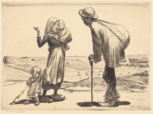 Vzdálené město od Théophile Alexandre Steinlen