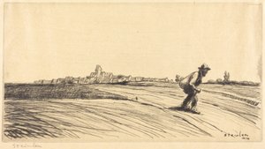 Tulák s batohem (Le chemineau à la besace) od Théophile Alexandre Steinlen