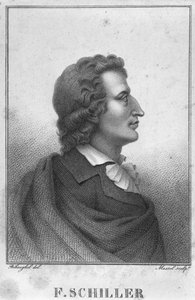 Friedrich Schiller (1759-1805) ryl Massol († 1831) (rytina) (černobílá fotografie)