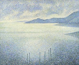 Pobřežní scéna. Kolem roku 1892 od Théo van Rysselberghe