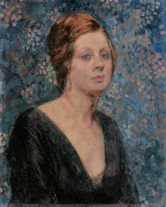 Portrét Valentine Tessier, 1914 od Théo van Rysselberghe