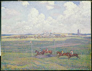 Závodiště v Boulogne-sur-Mer od Théo van Rysselberghe