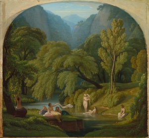 The Bathers, Suvenýr z břehů řeky Anio v Tivoli