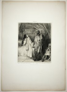 Modlila ses dnes v noci, Desdemono, talíř dvanáct od Othella od Théodore Chassériau