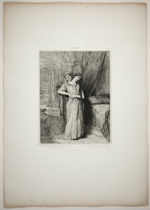 If I Do Die Before Thee, osmá deska z Othella od Théodore Chassériau