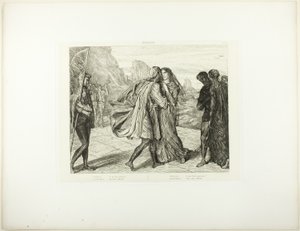 O My Fair Warrior!, deska 5 (akt 2, scéna 1) z Othella od Théodore Chassériau