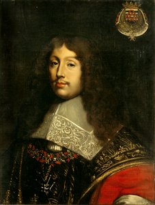 Portrét vévody Francois de la Rochefoucauld (1613-1680), francouzský spisovatel Obraz Theodore Chasseriau (1819-1856) 19. století Sun. 0,73 x 0,57 m