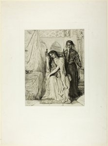 The Willow Song, deska devět od Othella od Théodore Chassériau
