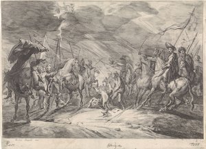 Scéna z bojiště Cavalry Combat (název série)