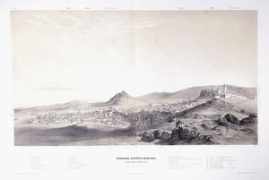 Panorama moderních Athén od Théodose du Moncel