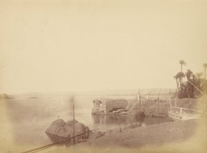 Pohled na starožitný přístav Elephanta od Théodule Devéria