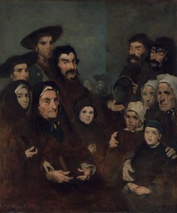 Bretonští rybáři a jejich rodiny, možná ca. 1880-85.