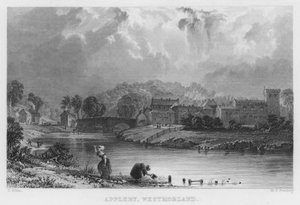Appleby, Westmorland (rytina) od Thomas (after) Allom