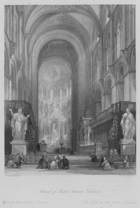Kostel Saint Sernin, Toulouse (rytina)