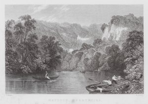 Matlock, Derbyshire (rytina) od Thomas (after) Allom