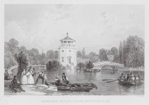 Radford Folly, poblíž Nottinghamu (rytina) od Thomas (after) Allom