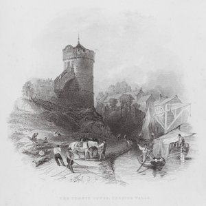 Phoenix Tower, Chester Walls (rytina) od Thomas (after) Allom