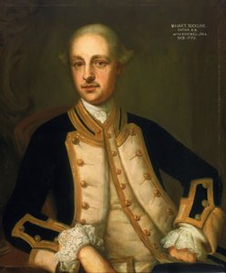Kapitán Maurice Suckling (1725-1778) od Thomas (after) Bardwell