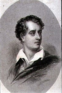 Portrét George, Lord Byron (1788-1824) (rytina) od Thomas (after) Phillips