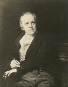 William Blake , anglický básník a umělec (litho) od Thomas (after) Phillips