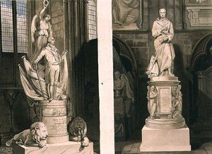 Památníky kapitána Montaguea ve West Entrance a Addisona v Poet