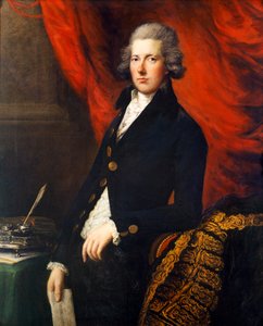 William Pitt mladší, kolem roku 1788 (olej na plátně) od Thomas (attr. to) Gainsborough