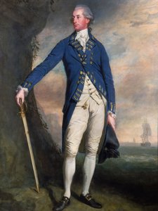 Kapitán sir George Montagu (1750-1829), asi 1780-90 (olej na plátně) od Thomas (attr.to) Beach