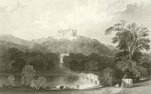 Hrad Belvoir, Leicestershire od Thomas Allom