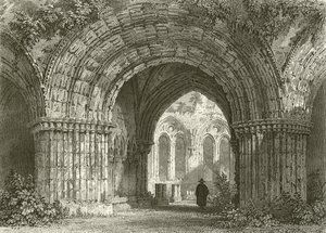 Kapitula, Furness Abbey od Thomas Allom