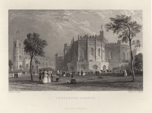 Hrad Lancaster od Thomas Allom